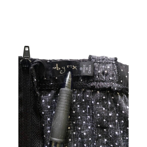 RUBY ROX Dress Black White Polka Dots Neon Green Womens Misses Size 9 NEW NWT - Picture 3 of 15